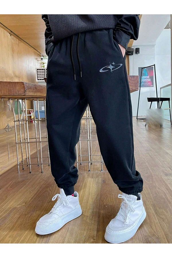 Drippy Men s Jogger Pants Drawstring Waist Slant Pocket Trendyol