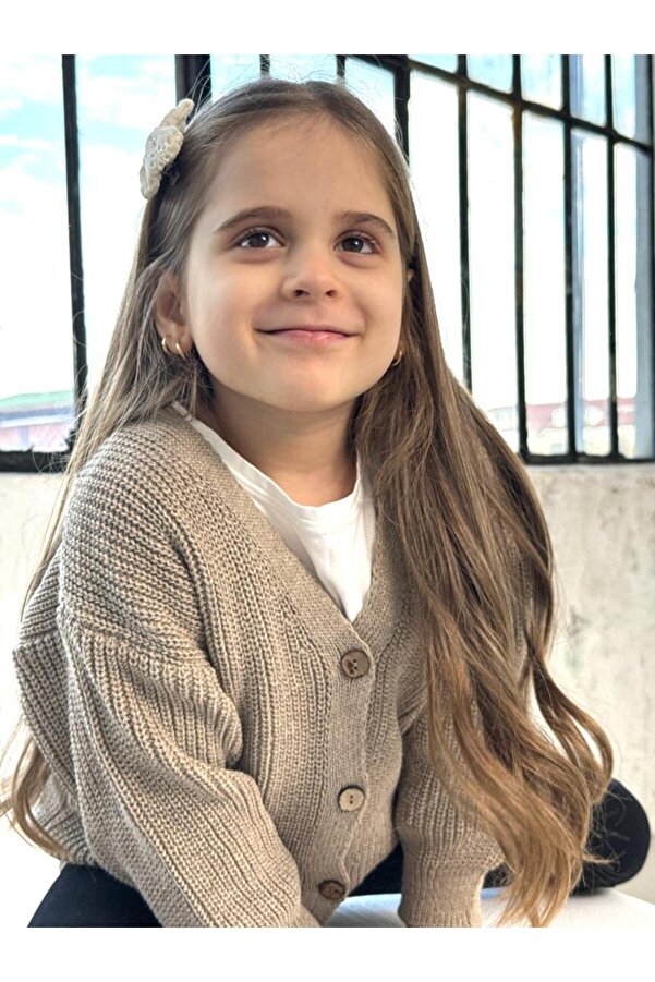 EYC BABY Vizon Unisex Düğmeli Triko Hırka