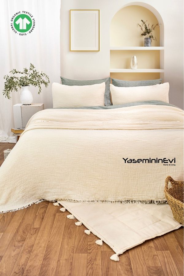 King muslin bedspread best sale