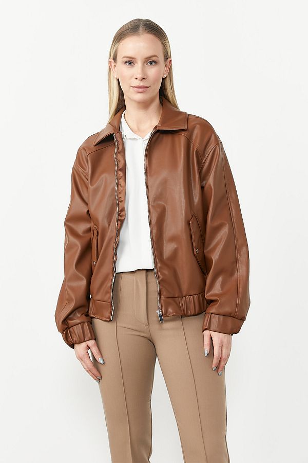 Lined leather coat outlet
