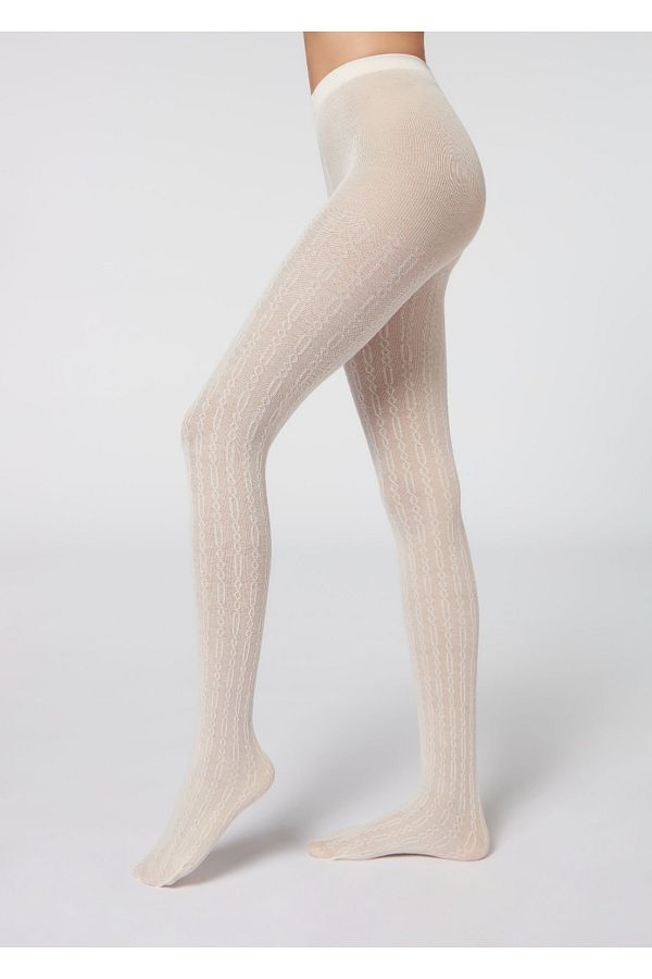 Calzedonia Braid Motif Cashmere Blend Tights Trendyol