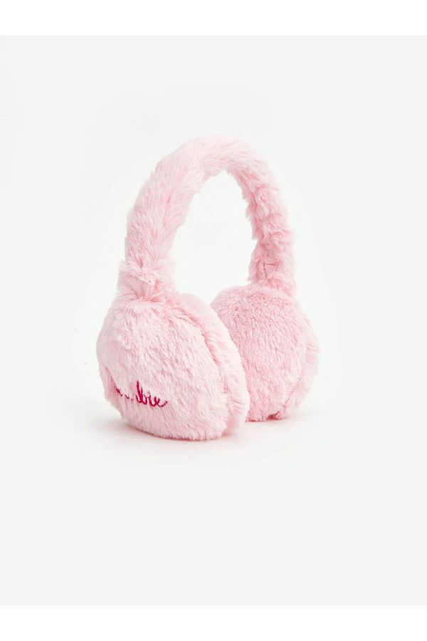 LC Waikiki-ACCESORII LCW Cască de urechi de pluș pentru fetiță brodată Barbie 1