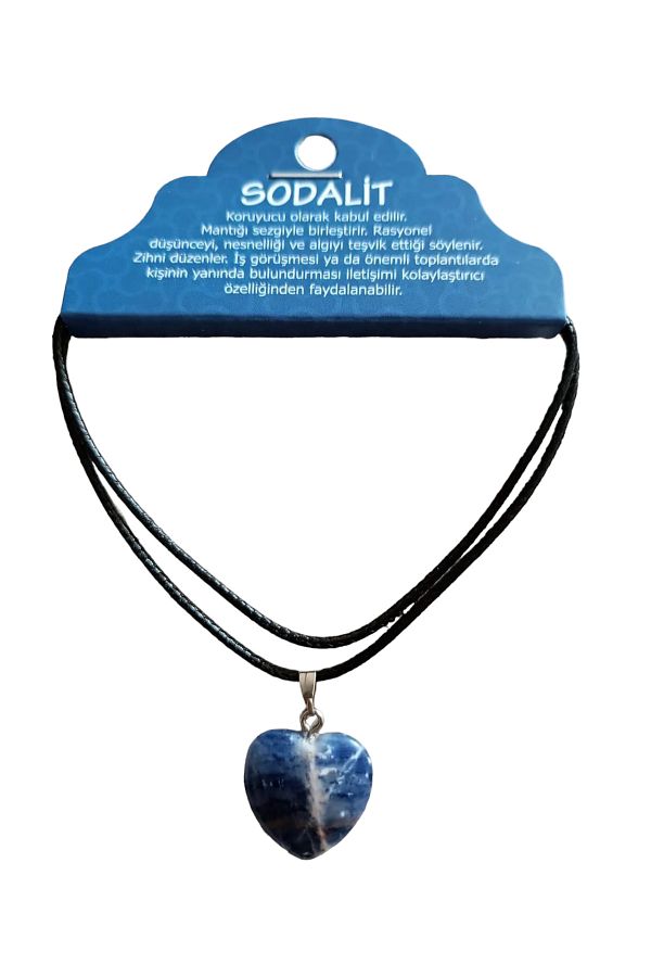 devritarz Sodalite Stone Healing Natural Stone Necklace Design Trendyol