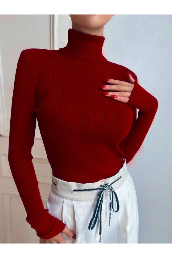 Blood red sweater on sale