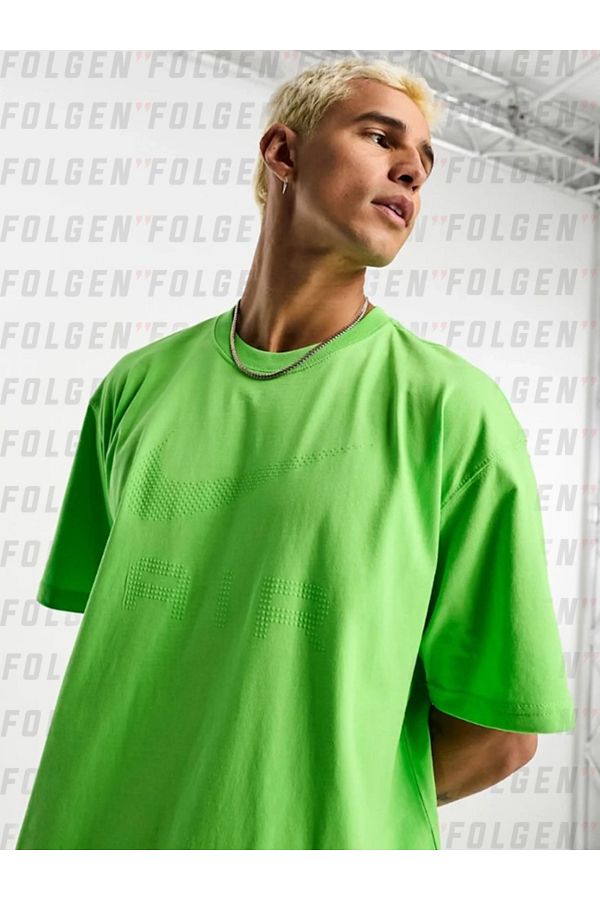 Nike air green t shirt sales