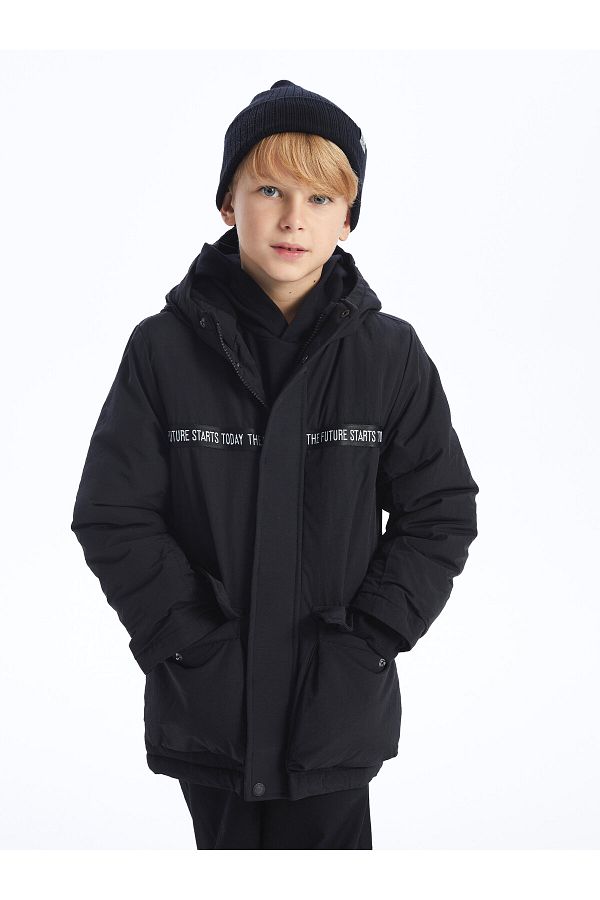 LC Waikiki-Hooded Boy's Coat 1