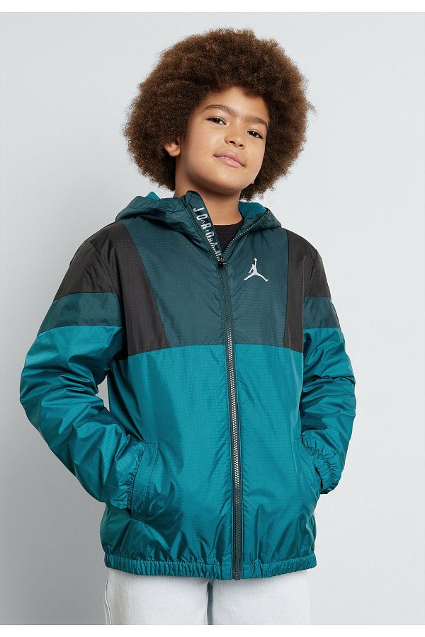 Nike turquoise windbreaker top