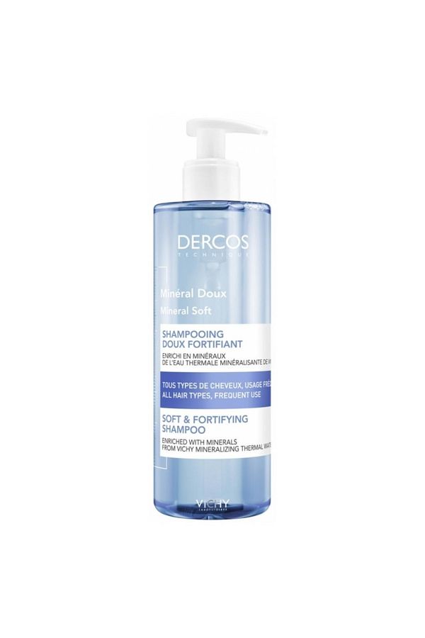 Vichy-Dercos Mineral Soft - Daily Use Shampoo that Gives Strength and Softness to the Hair 400ml 1