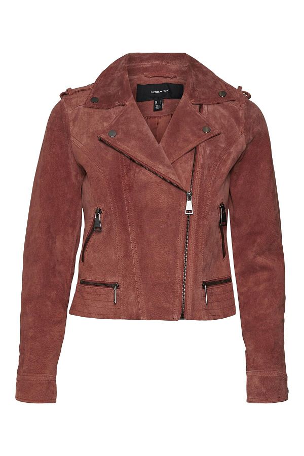 Vmroyce short suede jacket cheap