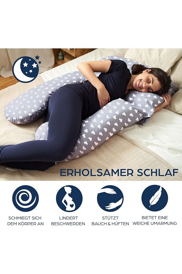 Niimo 4 in 1 side layers pillow U shaped Pregnancy pillow and nursing pillow with cover Trendyol