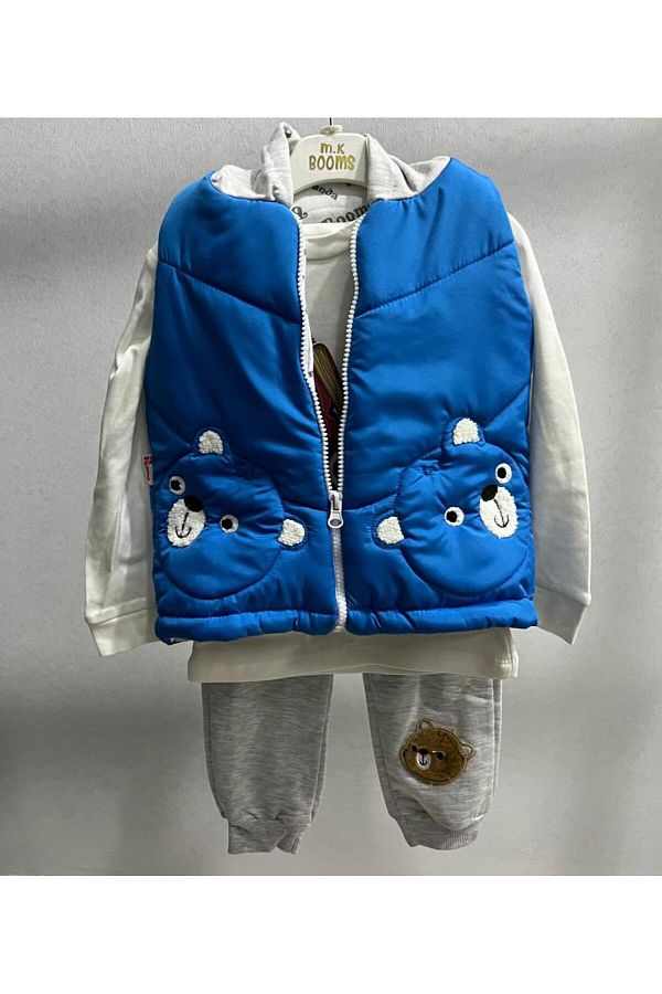 MK BOOMS Baby Set Multicolor Jacket Trendyol