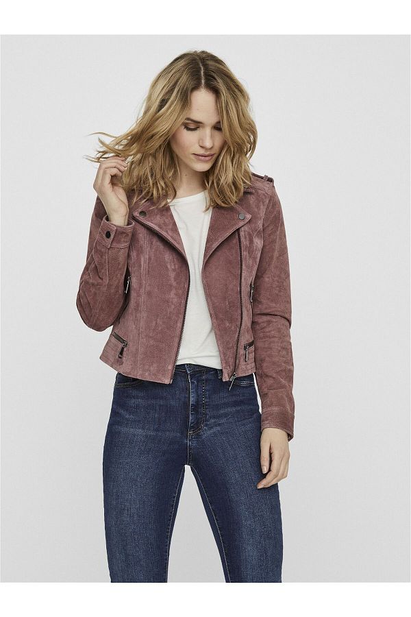Vero Moda Jacke VMROYCE SHORT SUEDE JACKET EXC Trendyol