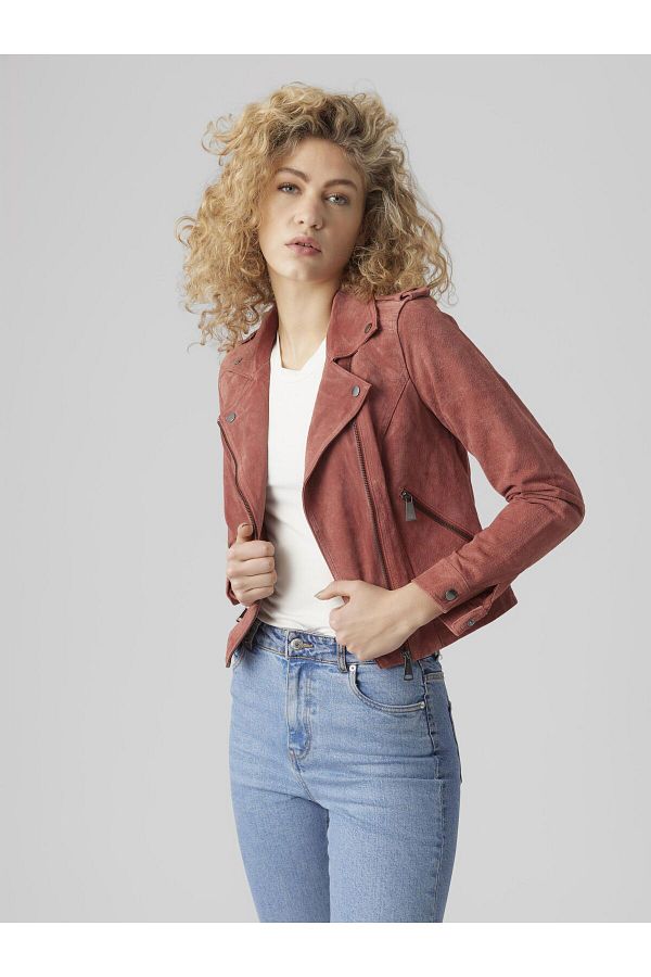 Vero Moda Jacke VMROYCE SHORT SUEDE JACKET EXC Trendyol