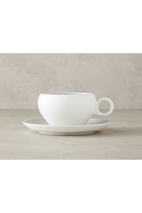 English Home-Boho New Bone China Teacup Set Gray 1
