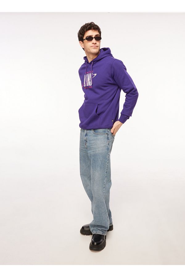 Vans Sweatshirt S Purple Trendyol