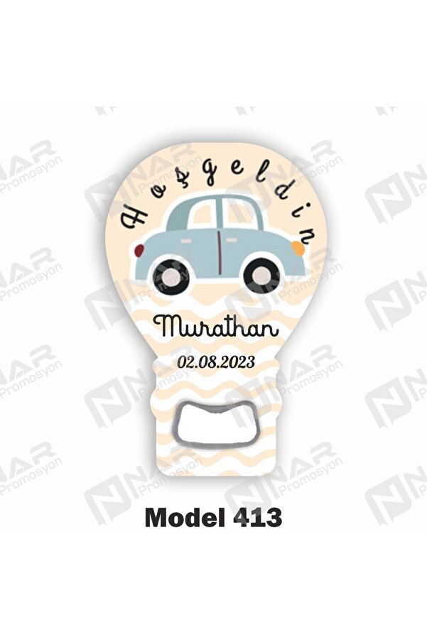 Nar Promosyon 30 Adet Balon Açacak Magnet Sünnet Hatırası - Arkası Mıknatıslı - Ambalaj Dahil