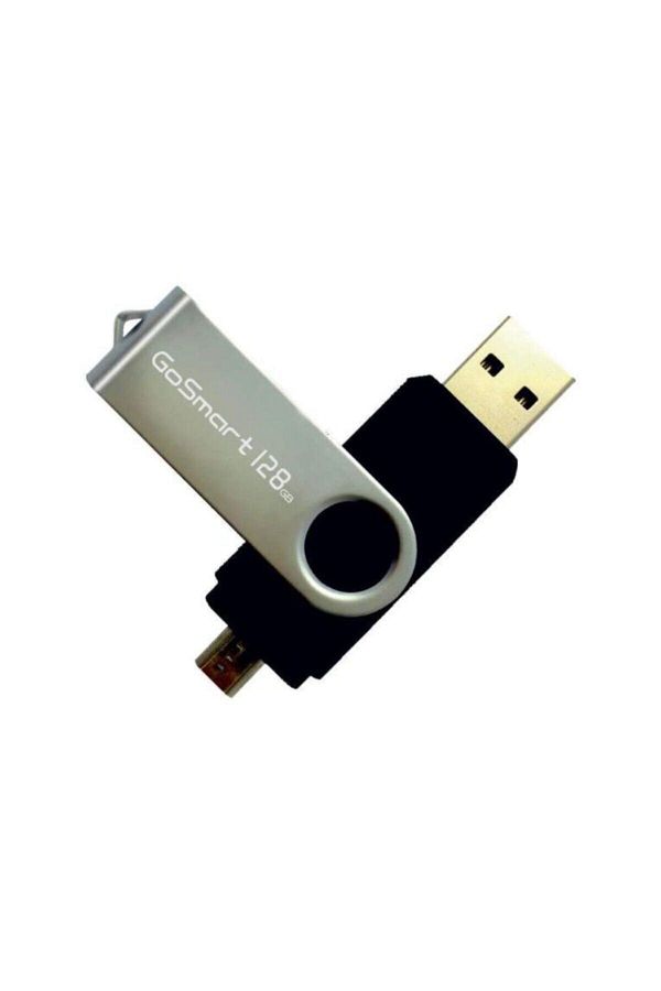 go smart-128 GB Otg Dual Smart USB Flash Memory Compatible with Computer and Micro USB Android 1