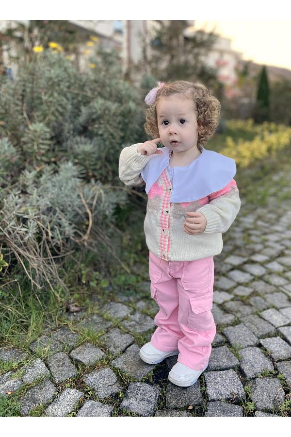 Baby girl pink jeans clearance