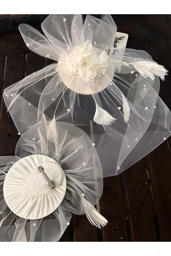 bba new trend-Bridal Hat, Bride Cap, Bride Voile, Wedding Hat Wedding Accessory, Bride Wedding Hat 1