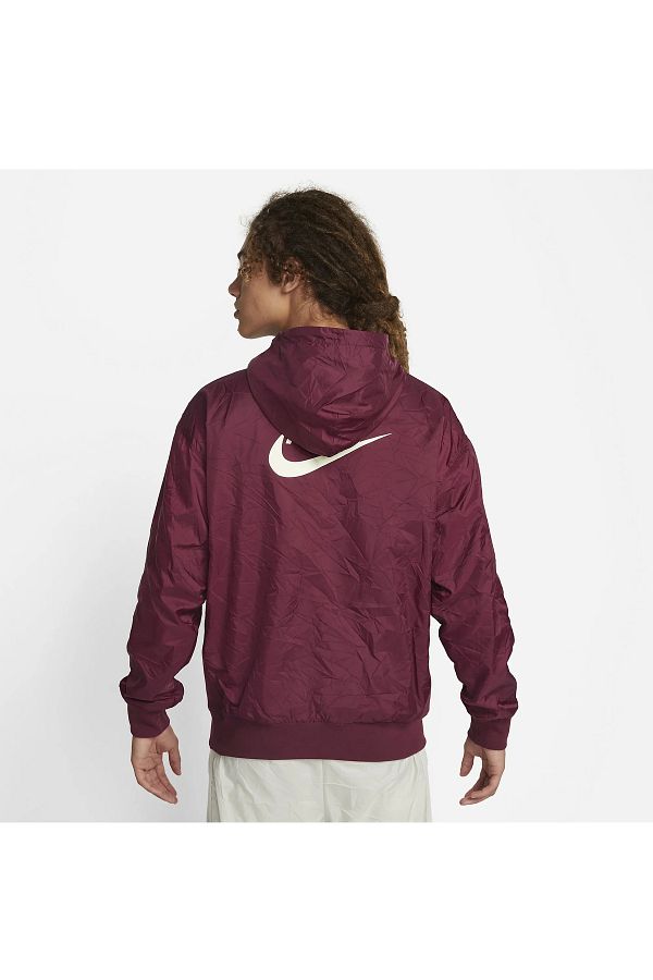 Nike Sports Sweatshirt Burgundy Loose Trendyol