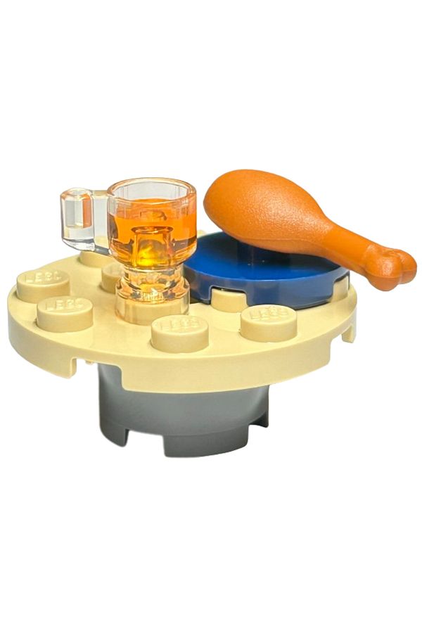 LEGO-Micro Builds - Harry Potter (Day 18) - Table with Butterbeer and Drumstick 1