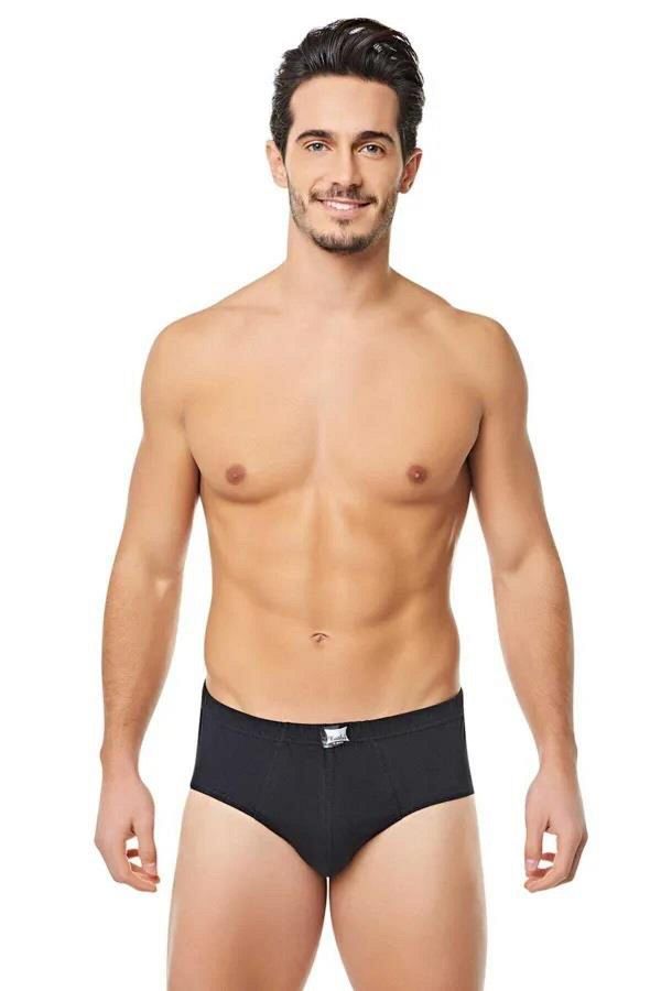 Tutku-Men's Colorful Combed Cotton Slip Panties 0109 - 6 Pieces 1