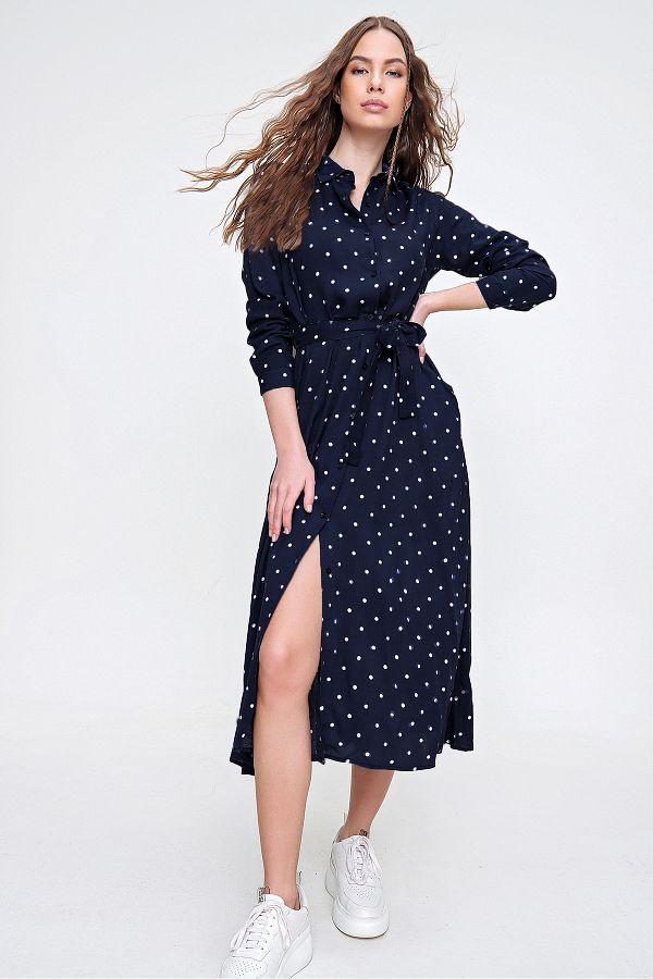 Alc polka dot dress deals