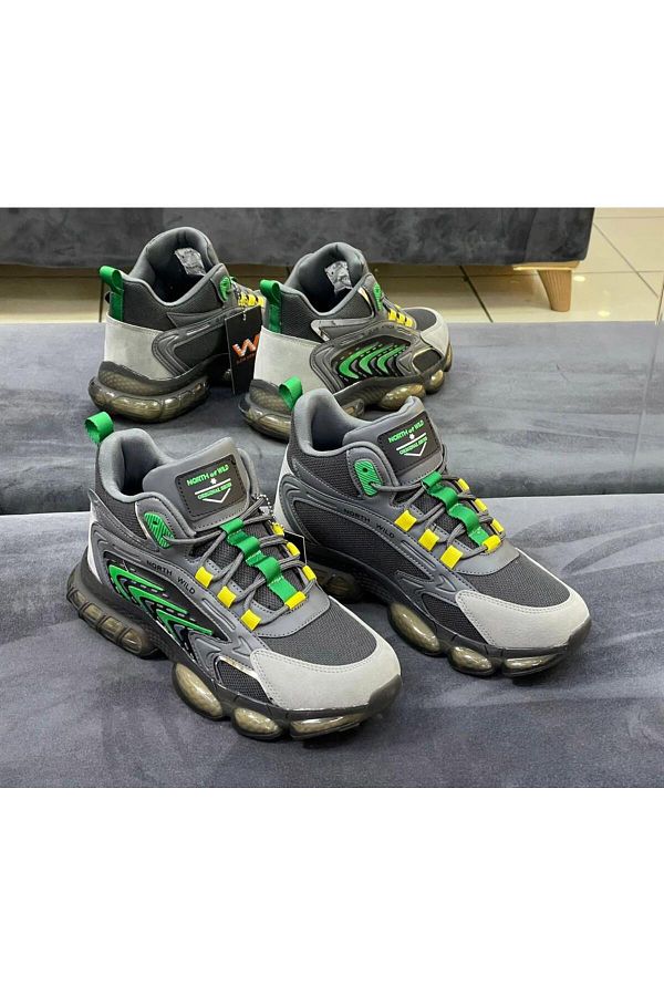 NORTH OF WILD H 22km Teros Men s Daily Air Sole Long Stylish Sports Shoes Black Trendyol