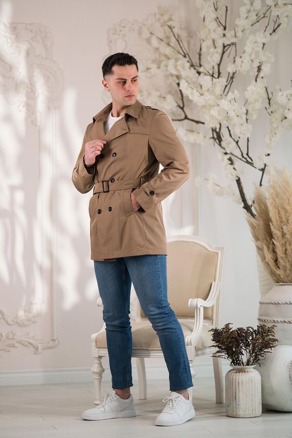Lined spring coat sales