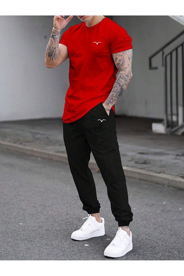 Sweatpants with bird logo hotsell
