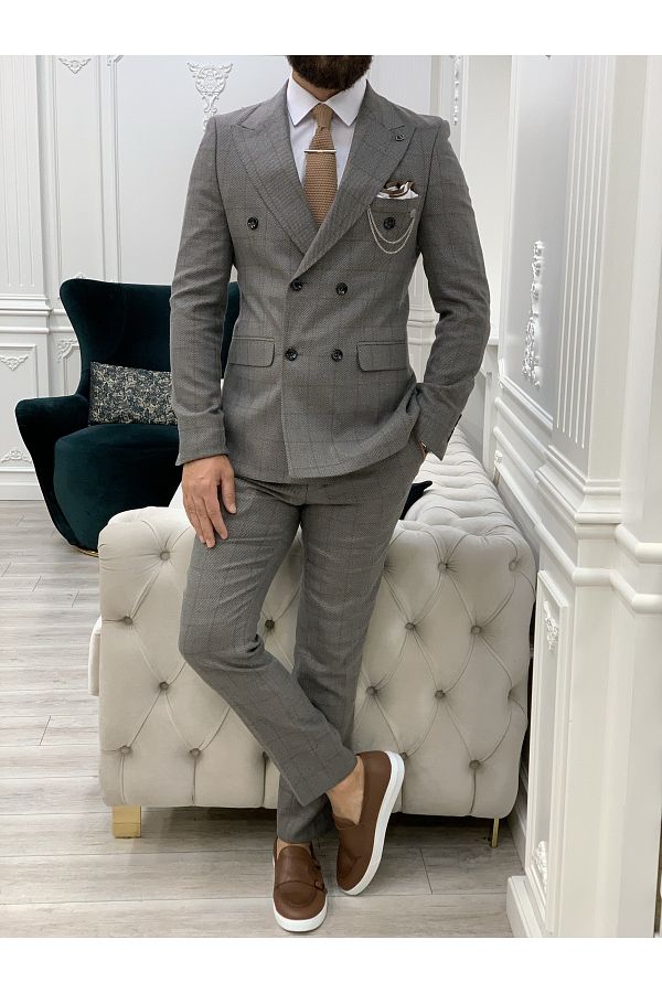 Grey jacket with khakis online