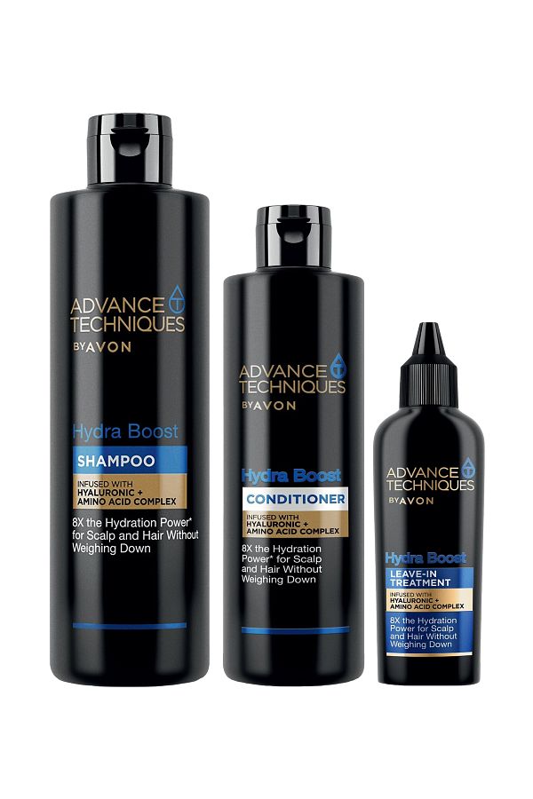 AVON-Advanced Techniques - Moisturizing Shampoo and Leave-in Conditioner Package 1