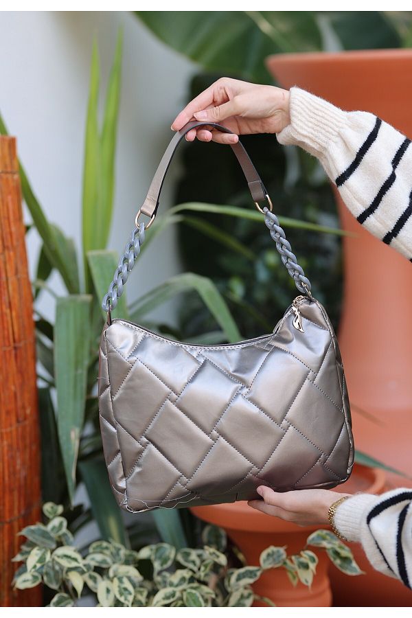 MekkButik Shoes Elien Mink Color Skin Bag Trendyol