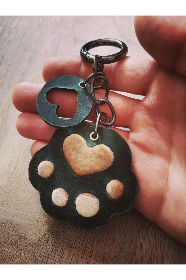 Cat paw keychain sales