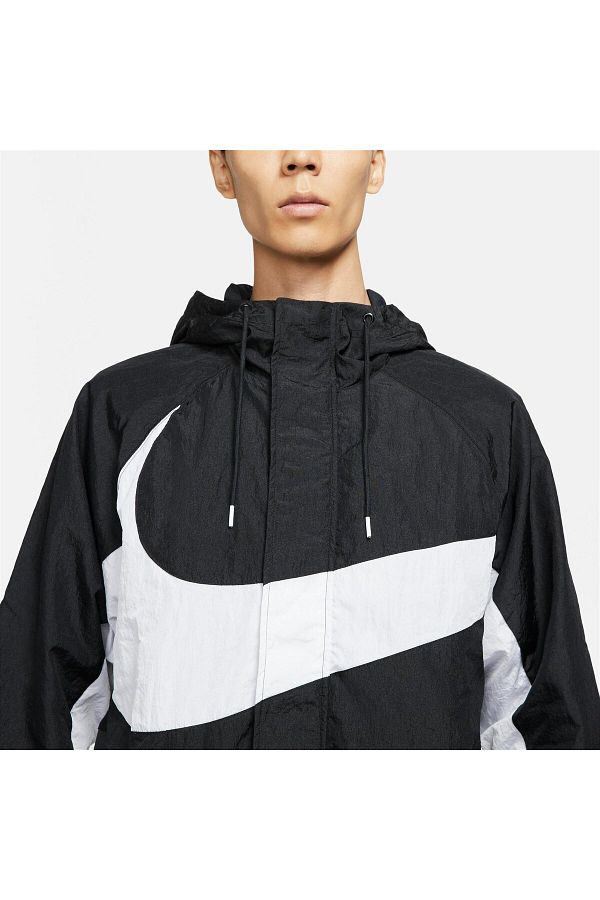 Nike sportswear swoosh woven half zip jacket 2025