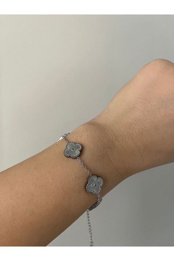 Van cleef silver bracelet hot sale