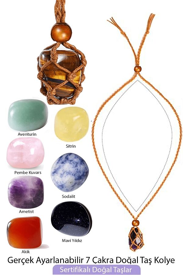 Chakra stone necklace set best sale