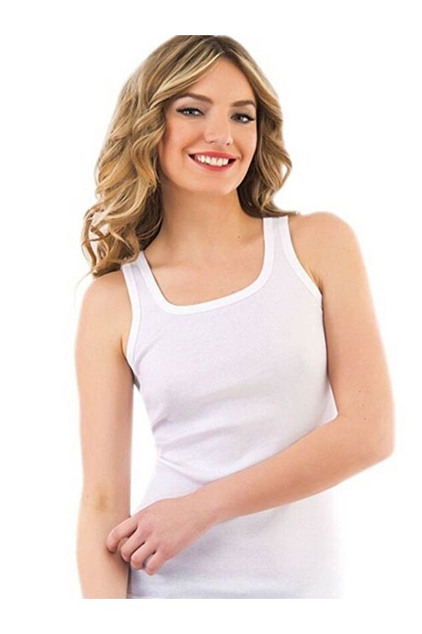 secret moda White Thick Strap Tank Top for Women s Athlete Anti Sweat 3 Pieces Trendyol