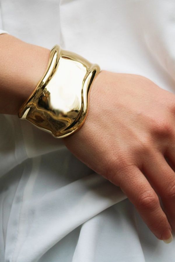 Do an Tiff Bone Thick Cuff Bracelet Trendyol