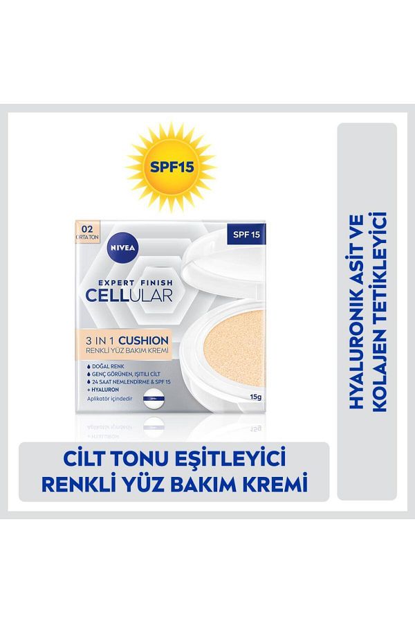 NIVEA-Cellular Expert Finish 3in1 Cushion 15 ml 1