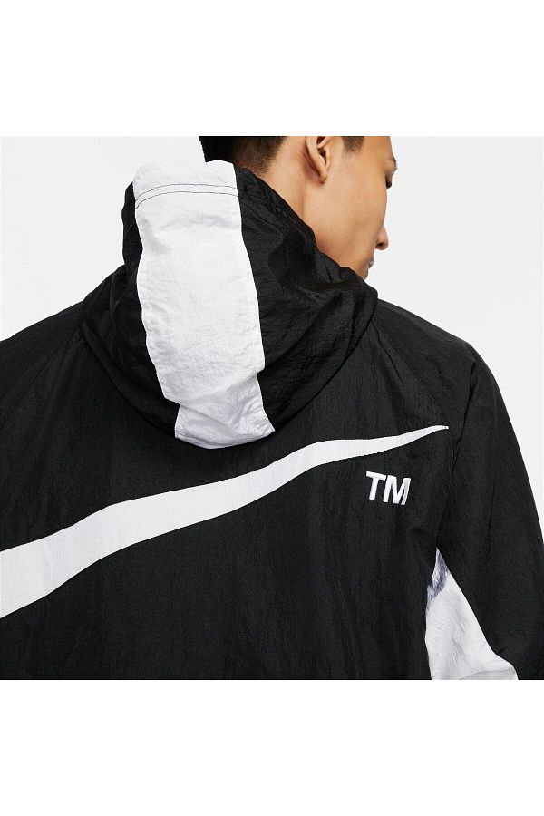 Nike sportswear swoosh woven full zip jacket 2025