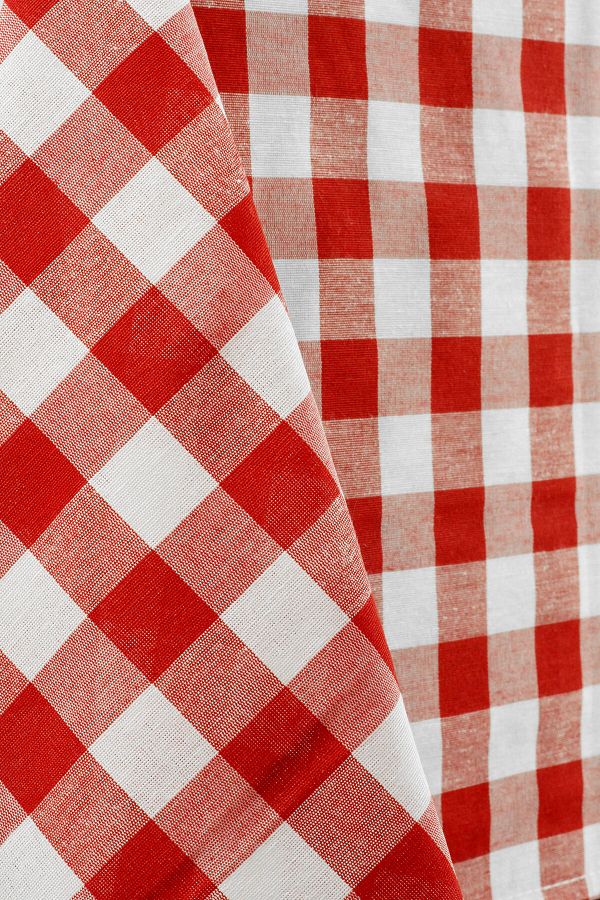 Soft Kare Red Large Plaid Checkered Picnic Blanket with Size Options Trendyol