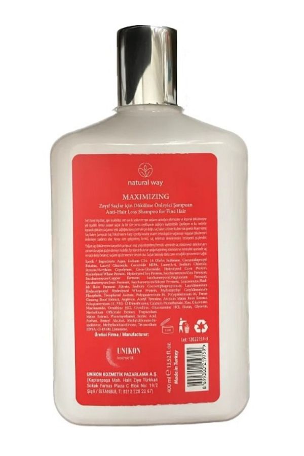 natural way-Keratin Maximizing Repair Shampoo - 400 ml ECB.261 1