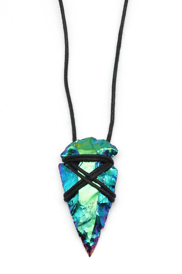 Alibaba Do alta Chalcedony Natural Stone Black String Necklace Trendyol