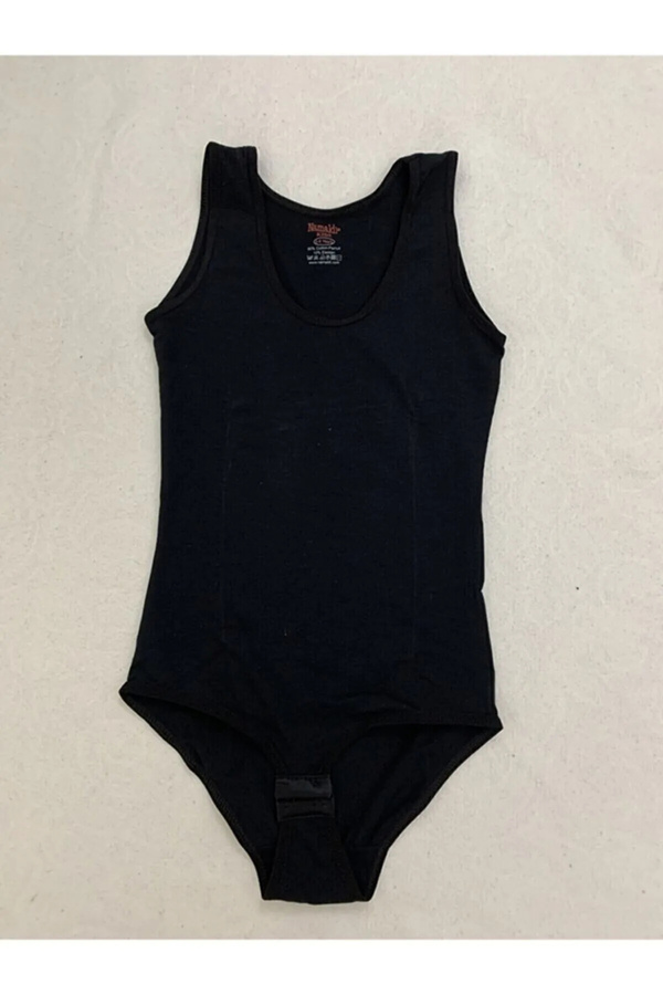 Namaldı-Girl's Elastane Lycra Thick Strap with Snap Fasteners Bady 6 Pieces 1
