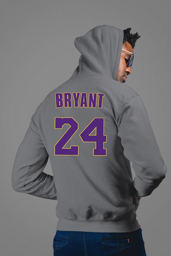 dexerwear Kobe Bryant Los Angeles Lakers Printed Oversize Hooded Sweatshirt Trendyol
