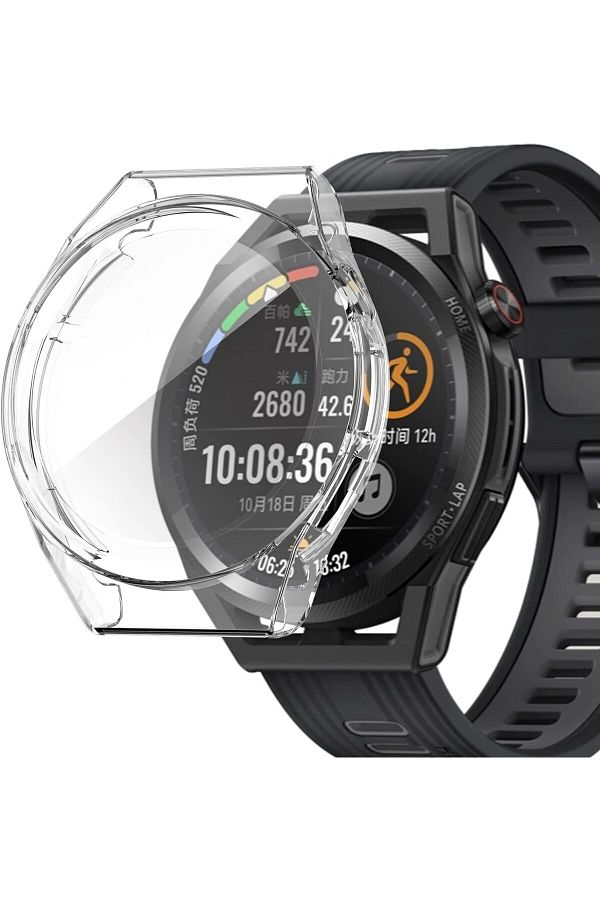 starnewstore-Case Silicone Complete Closing front Transparent 360 0.2 mm Compatible with Tpu Watch Runner 1