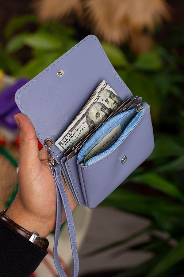 Garbalia Best Zippered Special Design Women s Wallet Card Holder with Wrist Strap Trendyol