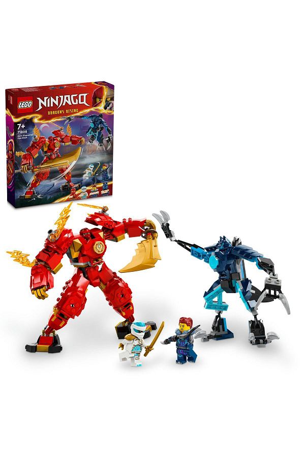 LEGO-®   نينجاجو ®   روبوت عنصر النار من كاي 71808 - مجموعة بناء الألعاب الإبداعية لـ 7+ (322 قطعة) 1