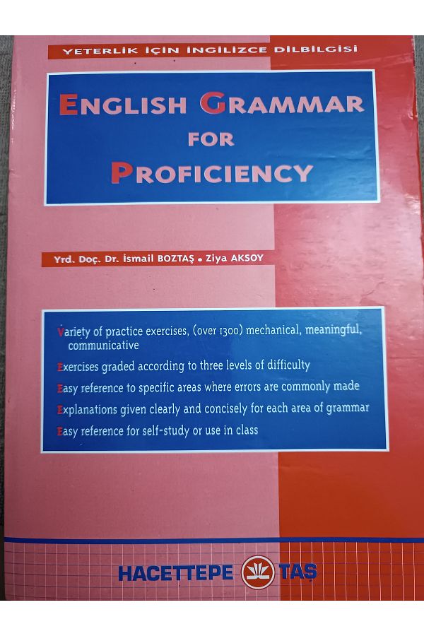 Hacettepe Taş-English Grammar For Proficiency / Ziya Aksoy - Ismail Boztaş 1